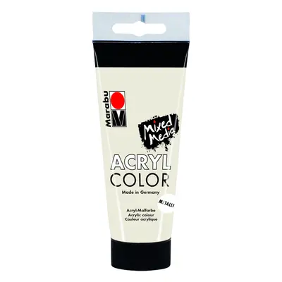 Akrylová barva Marabu Acryl Color 100 ml - bílá perleťová 770