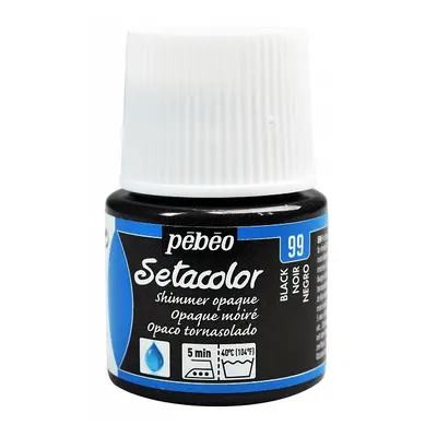 Barva na textil Pébéo Setacolor Opaque 45 ml - Černá lesklá 99