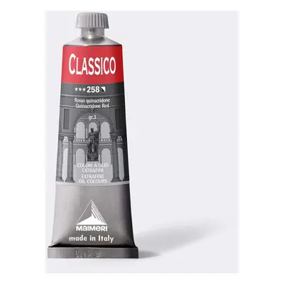 Olejová barva Maimeri Classico oil 60 ml - červená quinacridone 258