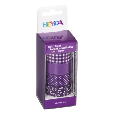 Heyda Deco pásky 15 mm x 5 m, 4 role 3584361