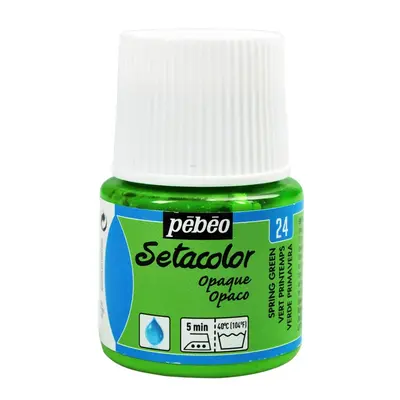 Barva na textil Pébéo Setacolor Opaque 45 ml - Zelená jarní 24