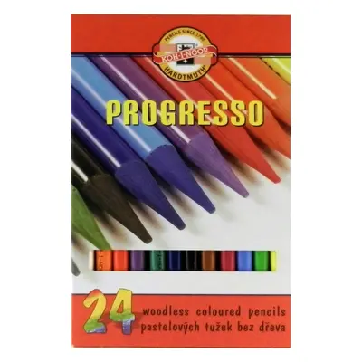 Sada pastelek v laku Koh-I-Noor 8758024 Progresso 24 barev