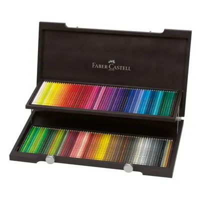 Faber-Castell 110013 Polychromos 120 ks, Umělecké pastelky nejvyšší kvality v dřevěném kufříku