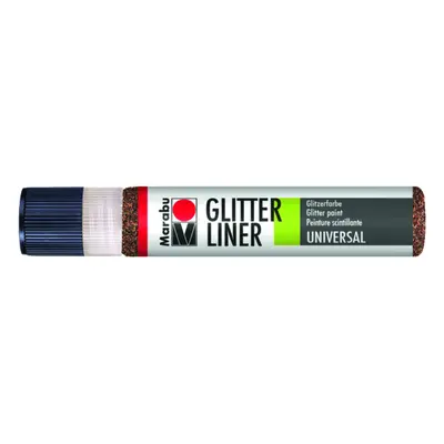 Glitter liner Marabu 25 ml - hnědá espresso 545 DOPRODEJ