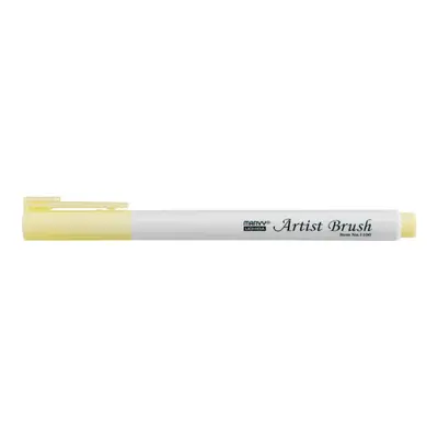 Marvy Umělecké fixy se štětcovým hrotem Artist Brush – 42 Cream Yellow