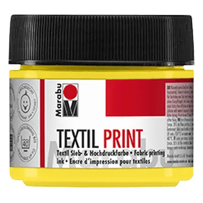 Tiskařská barva Marabu Textil Print 100 ml - žlutá