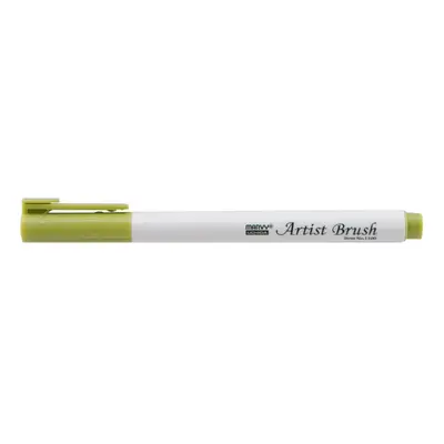 Marvy Umělecké fixy se štětcovým hrotem Artist Brush – 52 Yellow Green