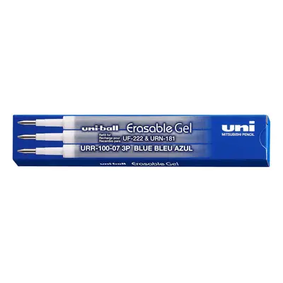 UNI Gelové gumovací pero Erasable Gel s víčkem - 0,7 mm modré