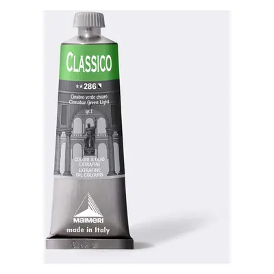 Olejová barva Maimeri Classico oil 60 ml - zelená světlá cinnabar 286