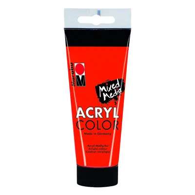 Akrylová barva Marabu Acryl Color 100 ml - červená rumělka 006