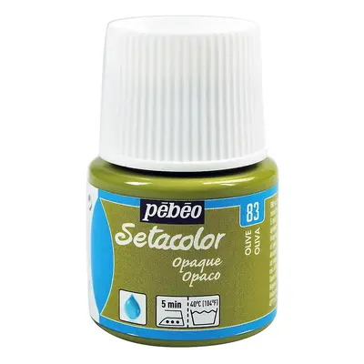 Barva na textil Pébéo Setacolor Opaque 45 ml - Zelená olivová 83