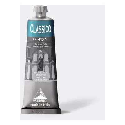 Olejová barva Maimeri Classico oil 60 ml - modro zelená phtalo 410