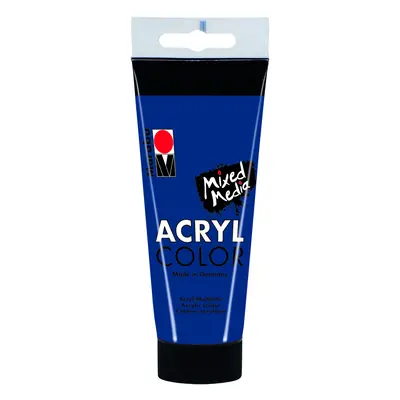 Akrylová barva Marabu Acryl Color 100 ml - modrá tmavě 053