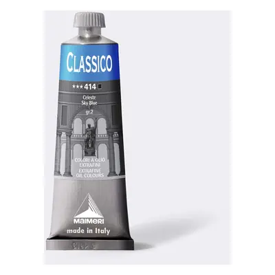 Olejová barva Maimeri Classico oil 60 ml - modrá nebeská 414