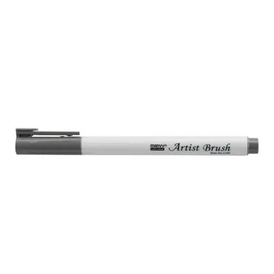 Marvy Umělecké fixy se štětcovým hrotem Artist Brush – 12 Grey