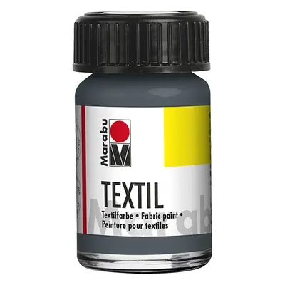 Barva na textil Marabu Textil 15 ml - šedá 078