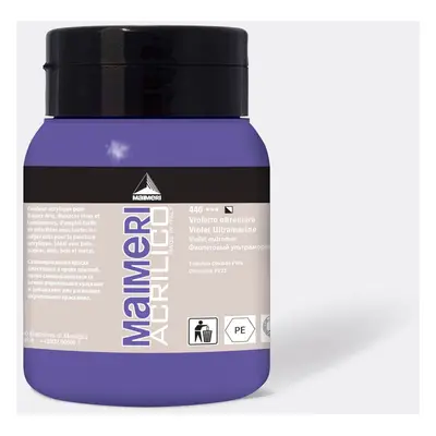 Akrylová barva Maimeri Acrilico 500ml - Violet Ultramarine