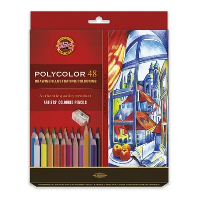 Koh-i-Noor Umělecké pastelky POLYCOLOR 48ks v krabičce 3836