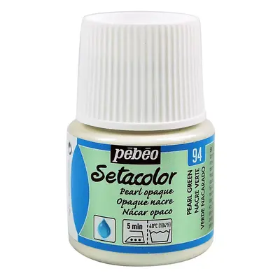 Barva na textil Pébéo Setacolor Pearl 45 ml - Zelená perleťová 94