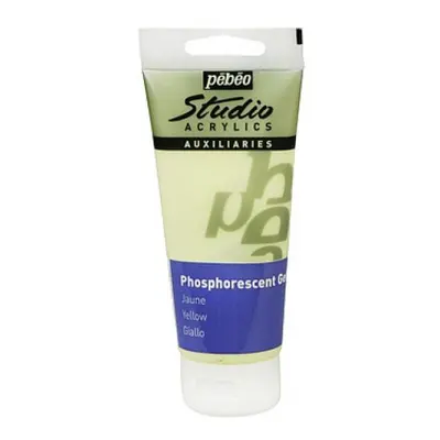 Pébéo Fosforeskující akrylová barva Pébeo Phosphorescent 100ml - žlutá