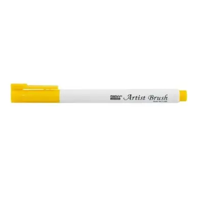 Marvy Umělecké fixy se štětcovým hrotem Artist Brush – 05 Yellow