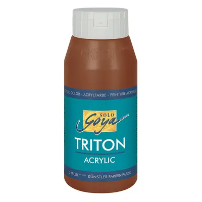 Kreul Akrylová barva SOLO GOYA Triton 750 ml hnědá tmavý oxid