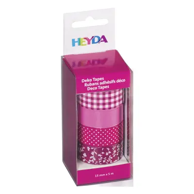 Heyda Deco pásky 15 mm x 5 m, 4 role 3584526