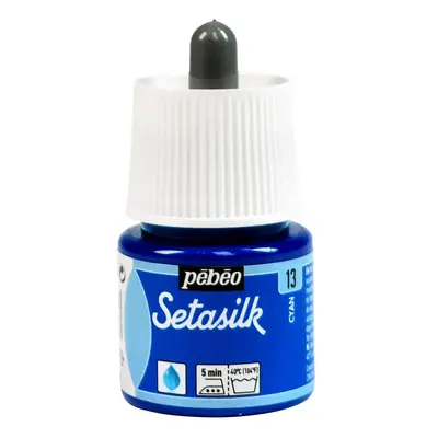 Pébéo Barva na hedvábí Setasilk 45 ml - modrá cyan 13