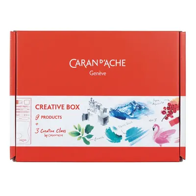 Caran D'ache Kreativní Box - 9 výrobků + 3 kreativní kurzy