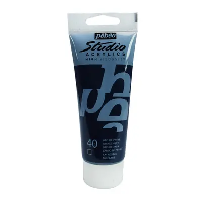 Akrylová barva Pébéo Studio Acrylic 100 ml - 040 Paynova šeď