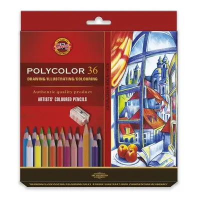 Koh-i-Noor Umělecké pastelky POLYCOLOR 36ks v krabičce 3835