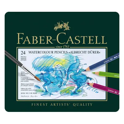 Faber-Castell Umělecké akvarelové pastelky Albrecht Dürer 117524 sada 24 barev