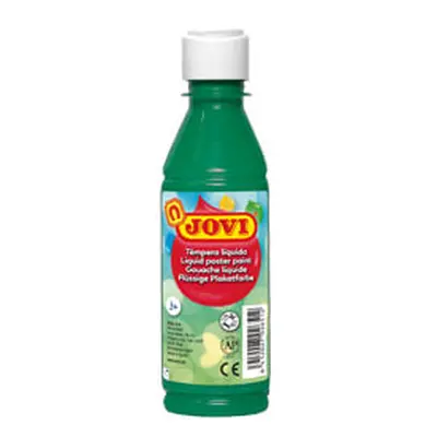 Školní temperová barva 250 ml Jovi - tmavě zelená