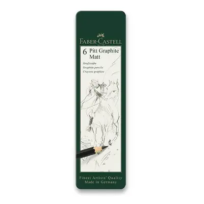 Faber-Castell Pitt Graphite Matt tužky v sadě 6ks 115207