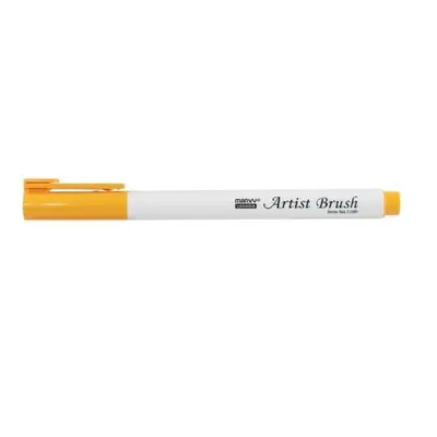 Marvy Umělecké fixy se štětcovým hrotem Artist Brush – 43 Brilliant Yellow