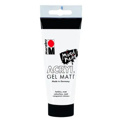 Akrylový gel Marabu Acryl Gel Matt 100 ml - čirý matný