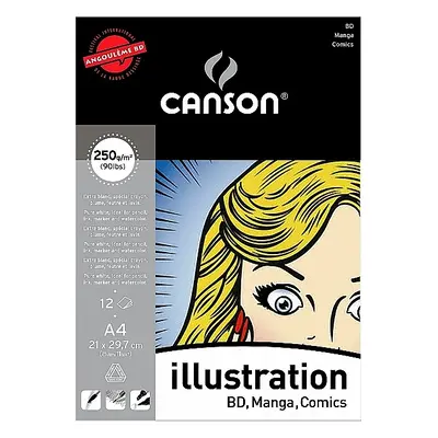 Canson ILLUSTRATION blok A3 250g 12 listů