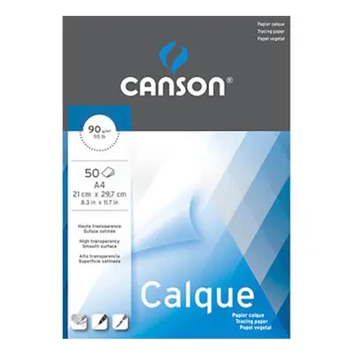 Pebeo Canson Calque pauzovací papír v bloku A3 90 g/m2 200757241