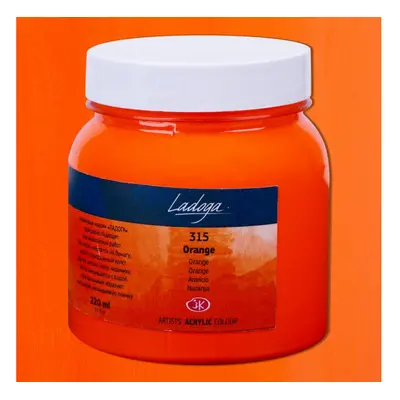 Nevskaya Palitra Ladoga 2223315 Akrylová barva 220 ml, oranžová 315