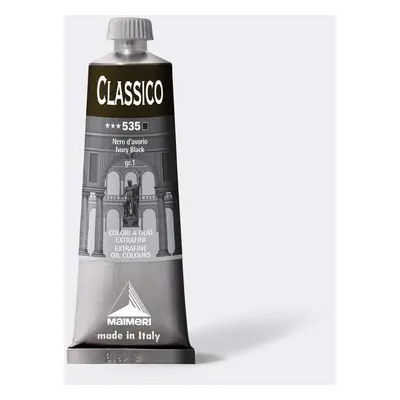 Olejová barva Maimeri Classico oil 60 ml - Černá slonovinová 535