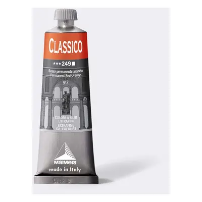 Olejová barva Maimeri Classico oil 60 ml - Červeno oranžová permanentní 249