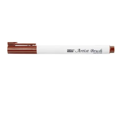 Marvy Umělecké fixy se štětcovým hrotem Artist Brush – 06 Brown