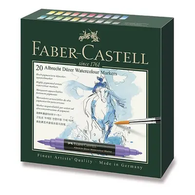 Faber-Castell Albrecht Dürer akvarelové popisovače Faber Castell sada 20 ks