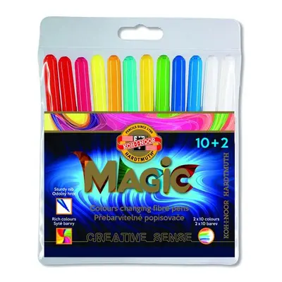 Fixy měnící barvu Magic 10+2 Koh-I-Noor