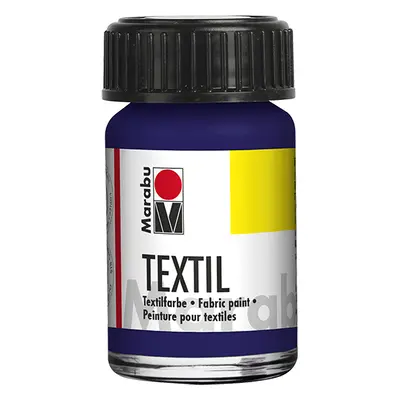 Barva na textil Marabu Textil 15 ml - modrá tmavá 053