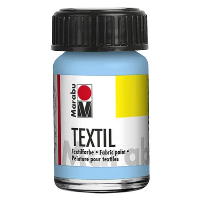 Barva na textil Marabu Textil 15 ml - modrá světlá 090