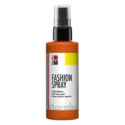 Barva na textil ve spreji Marabu Fashion Spray 100 ml - červeno oranžová 023