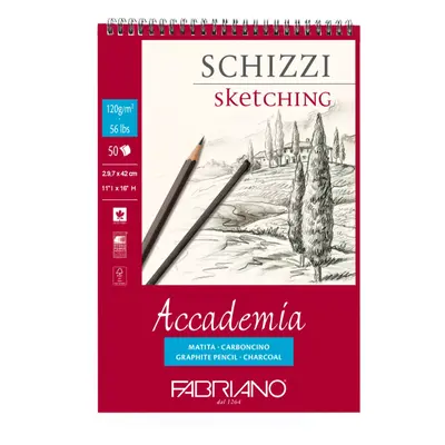 Fabriano Accademia Sketching A4 200 g 30 l, lepený