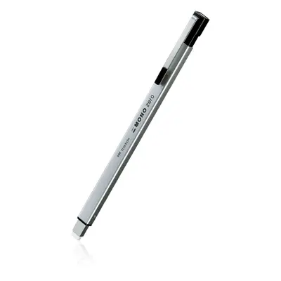 Tombow MONO Zero metal guma v tužce plochá 2,5x5 mm - stříbrná