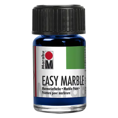 Marabu Mramorovací barva Easy Marble 15 ml - 55 modrá ultramarín